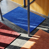 Classic Solid Blue Fonce rug