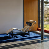 Classic Solid Blue Fonce rug