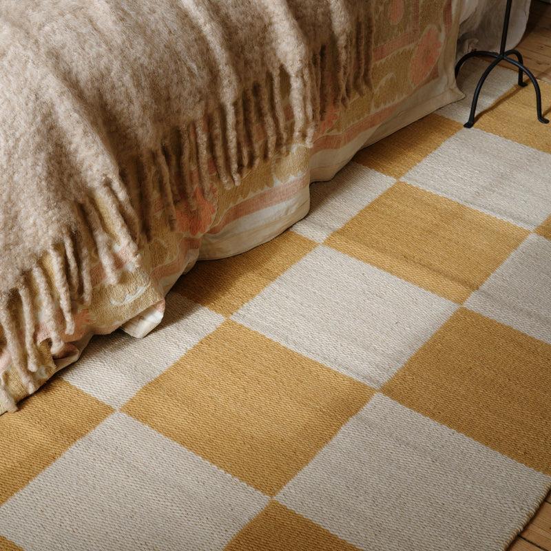 Harvest CHESS WOOL rug