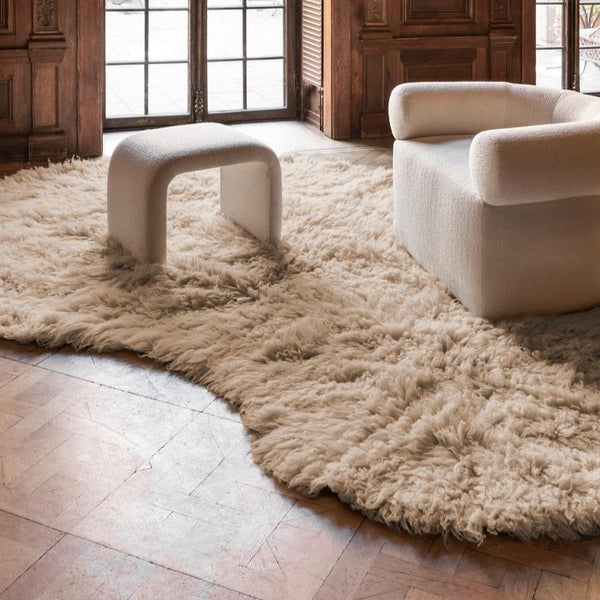 RESIDUE SHAGGY Oatmeal rug