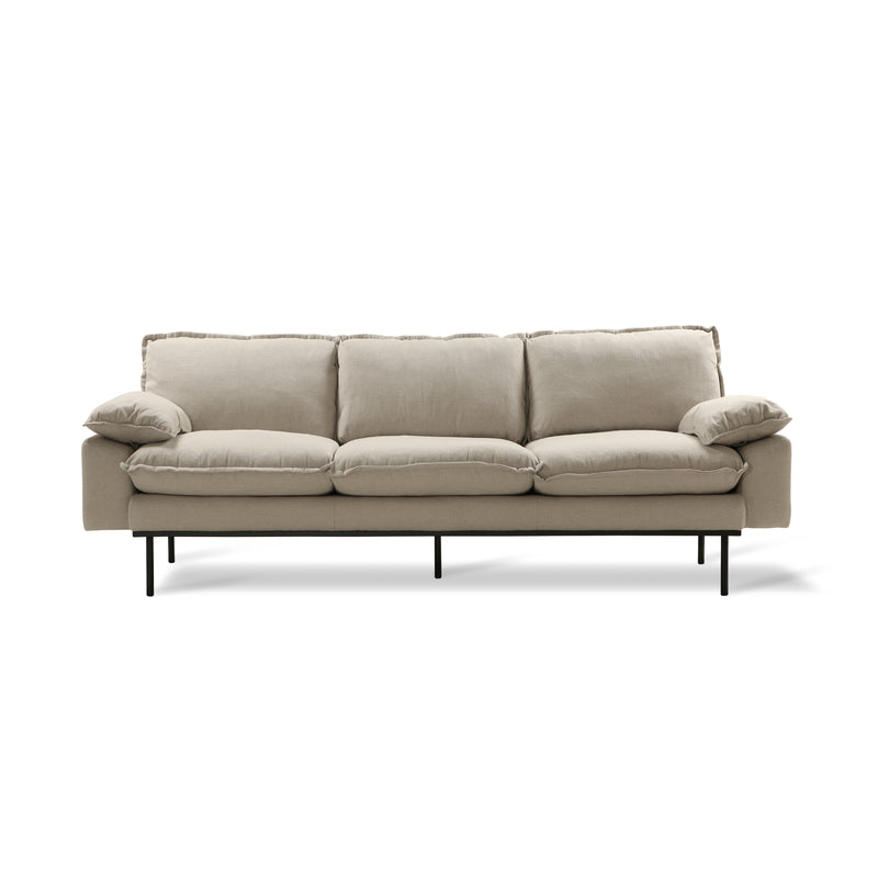 Retro trivietė sofa