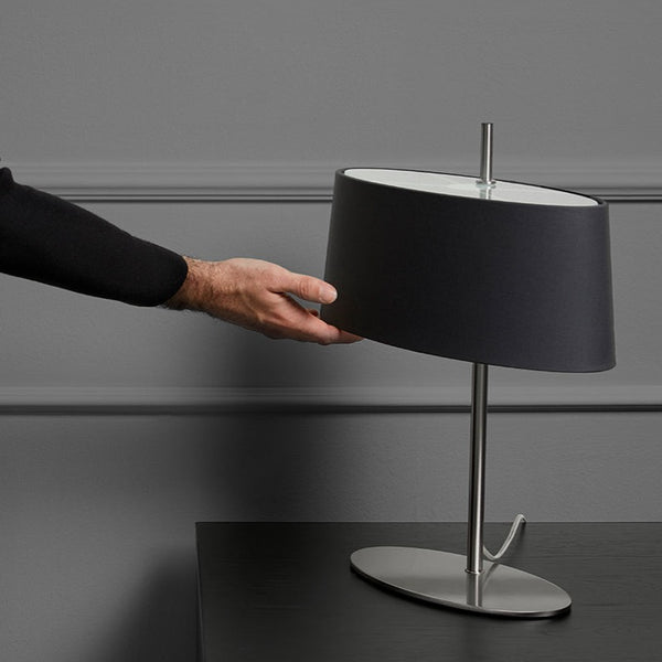 Ona table lamp