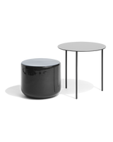 Pair metal table