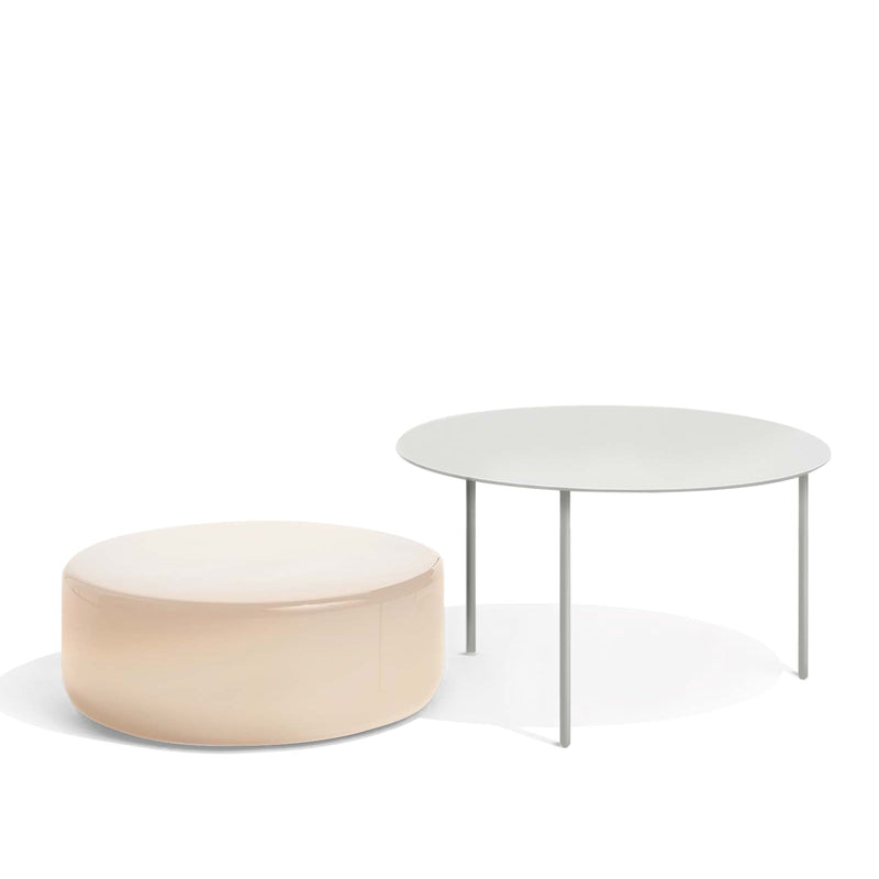 Pair metal table