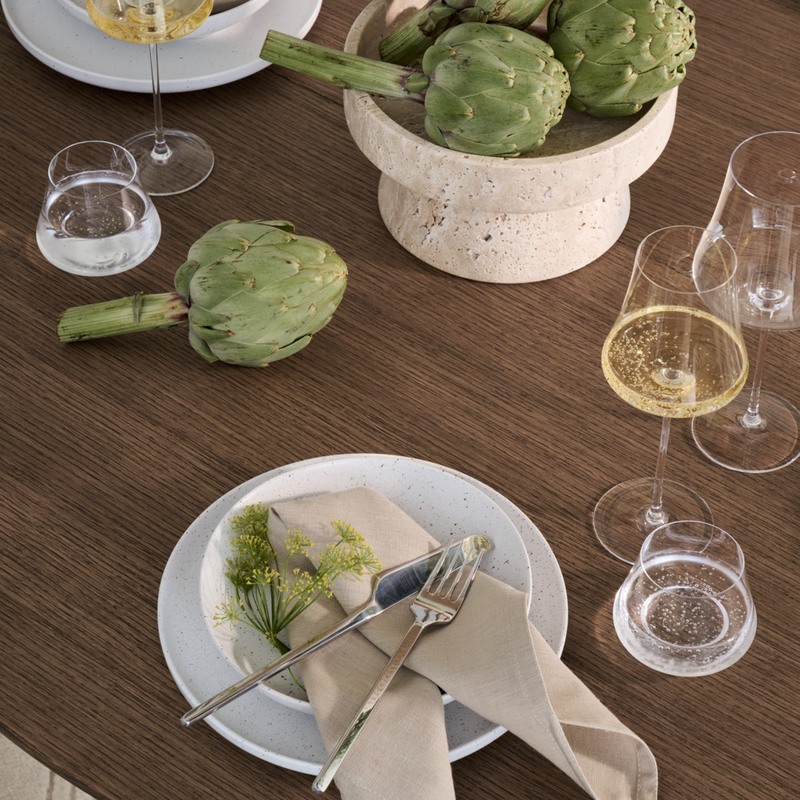 Silhouette white wine glasses set of 2