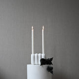 Tube candle holder