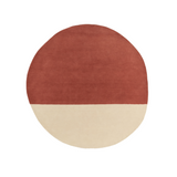 Pearl Round Brick rug