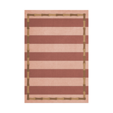 Alice Crawley Bamboo Stripe Terracotta kilimas