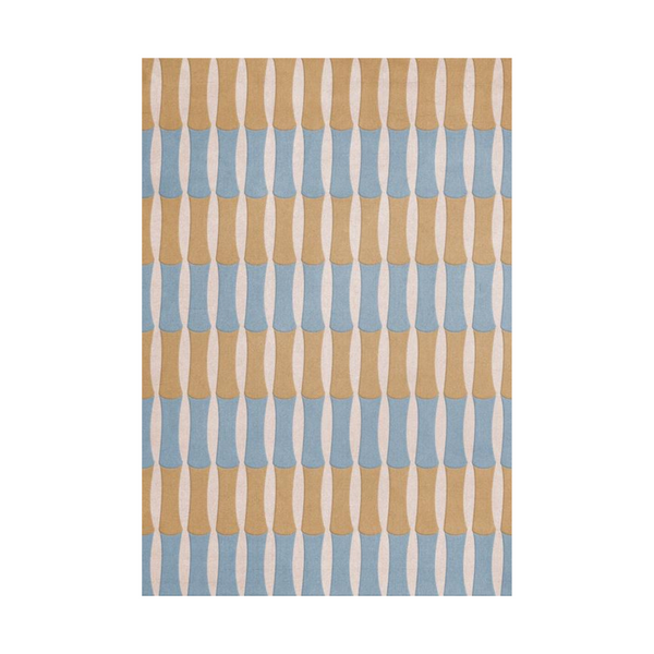 Alice Crawley Bamboo Forest Azure Blue kilimas