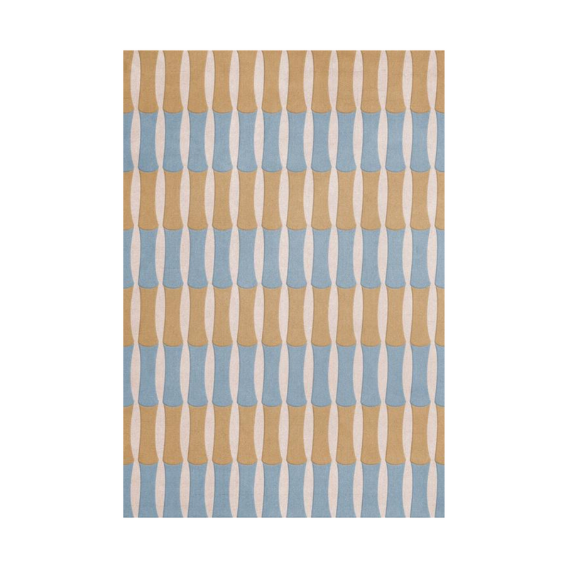 Alice Crawley Bamboo Forest Azure Blue kilimas