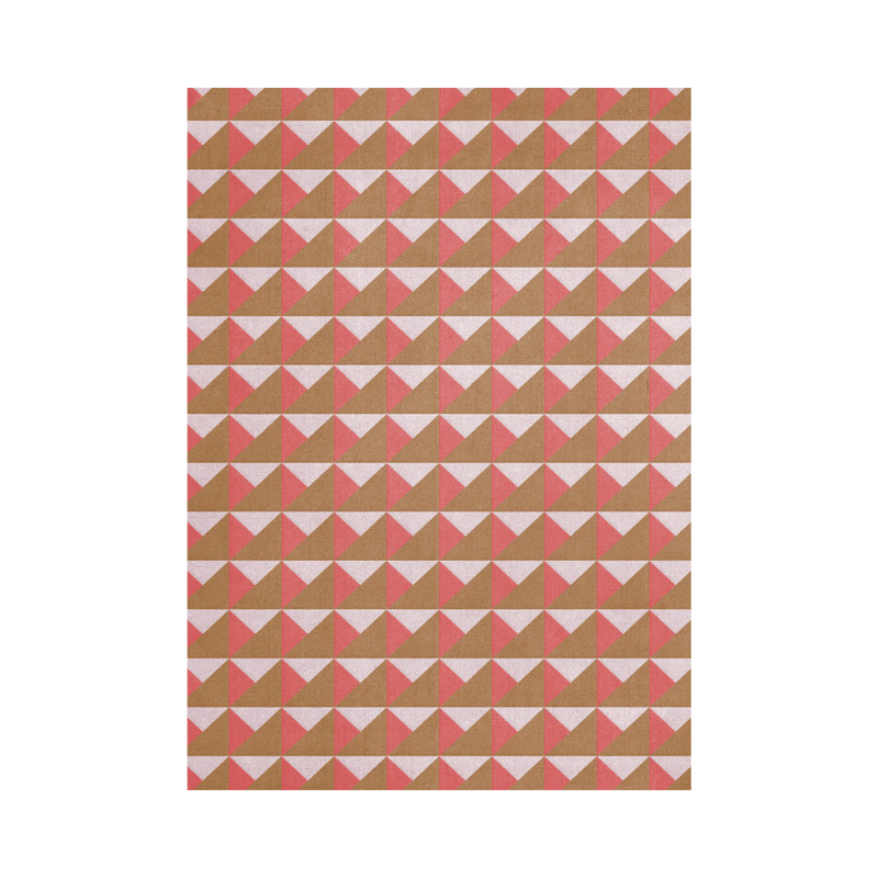 Triangle Persimon Pink kilimas