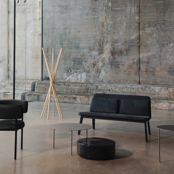 Pair metal table