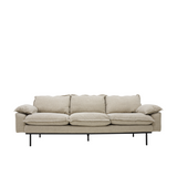 Retro trivietė sofa