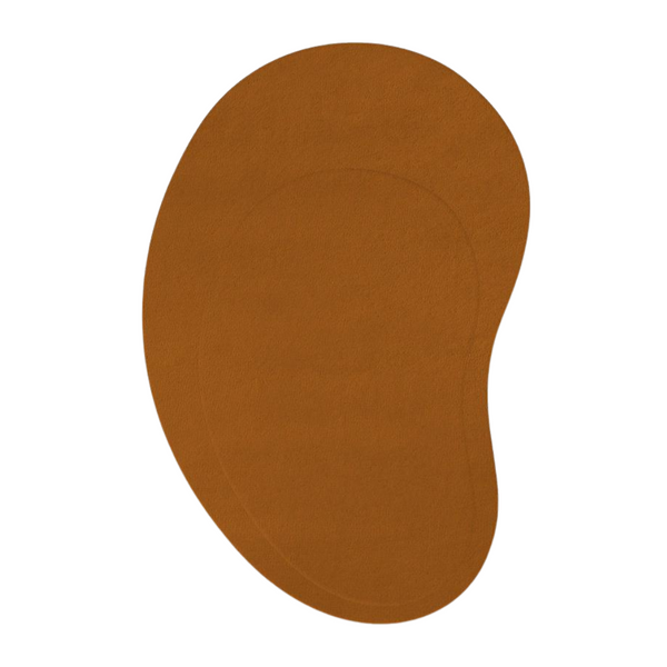 Ochre RESIDUE WOOL rug