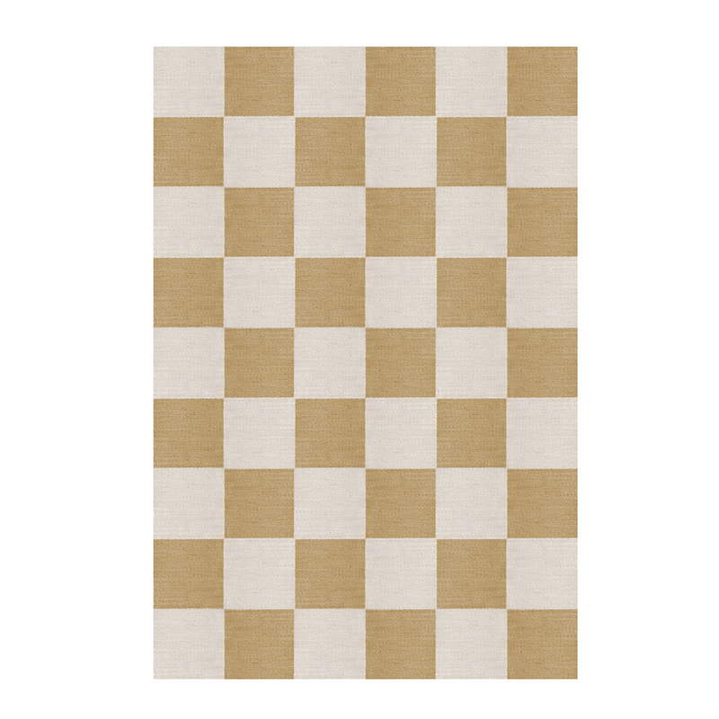 Sage CHESS WOOL rug