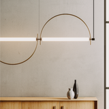 Arc pendant lamp