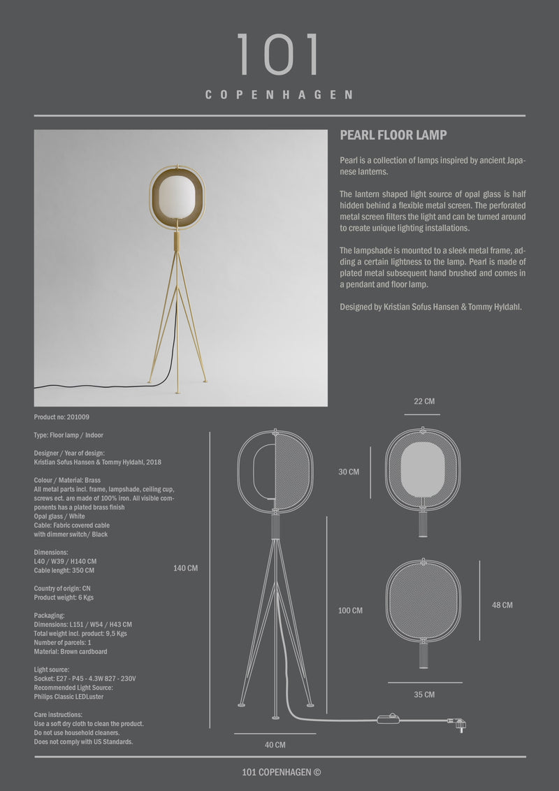 Pearl floor lamp