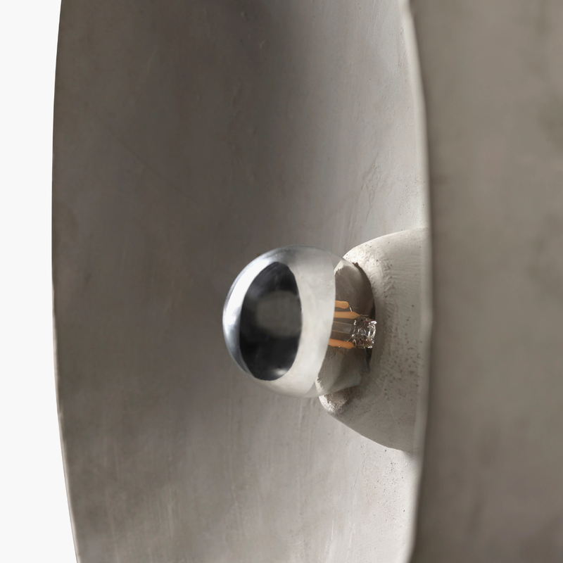 Concrete Chadophe wall lamp