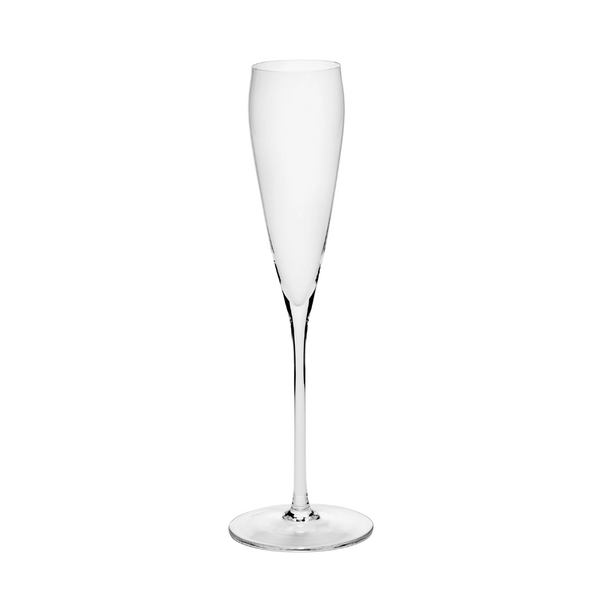 Silhouette champagne glass