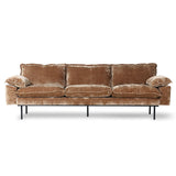 Retro 4 seater sofa