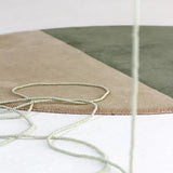 Pearl Round Green rug