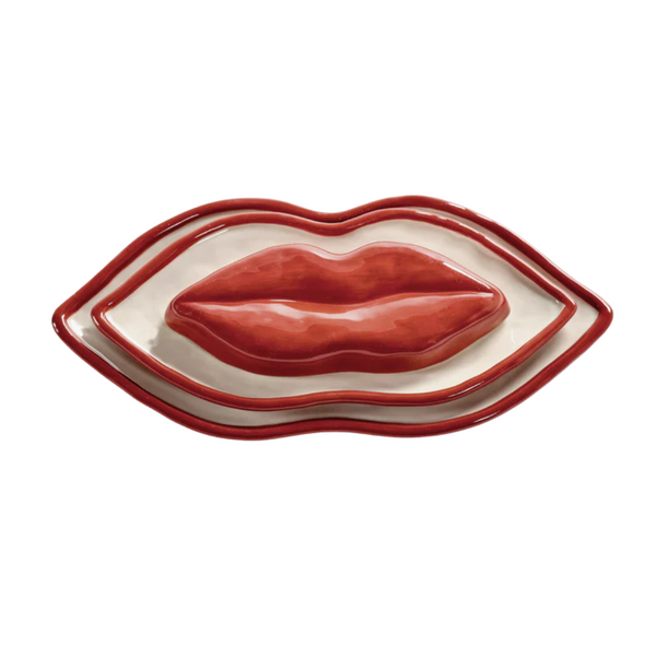 Les Objets Mouleversants Lips 3 vnt. patiekimo indų rinkinys