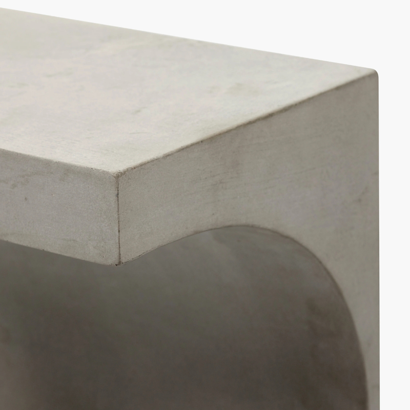 Tangent coffee table + lamp