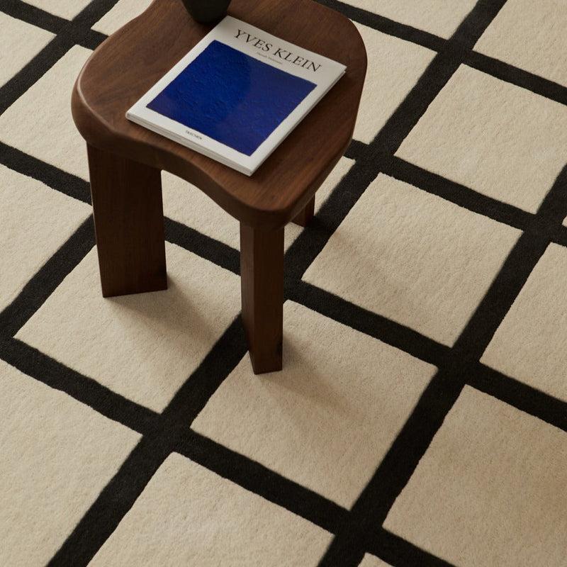 Avenue Checked Bone White kilimas