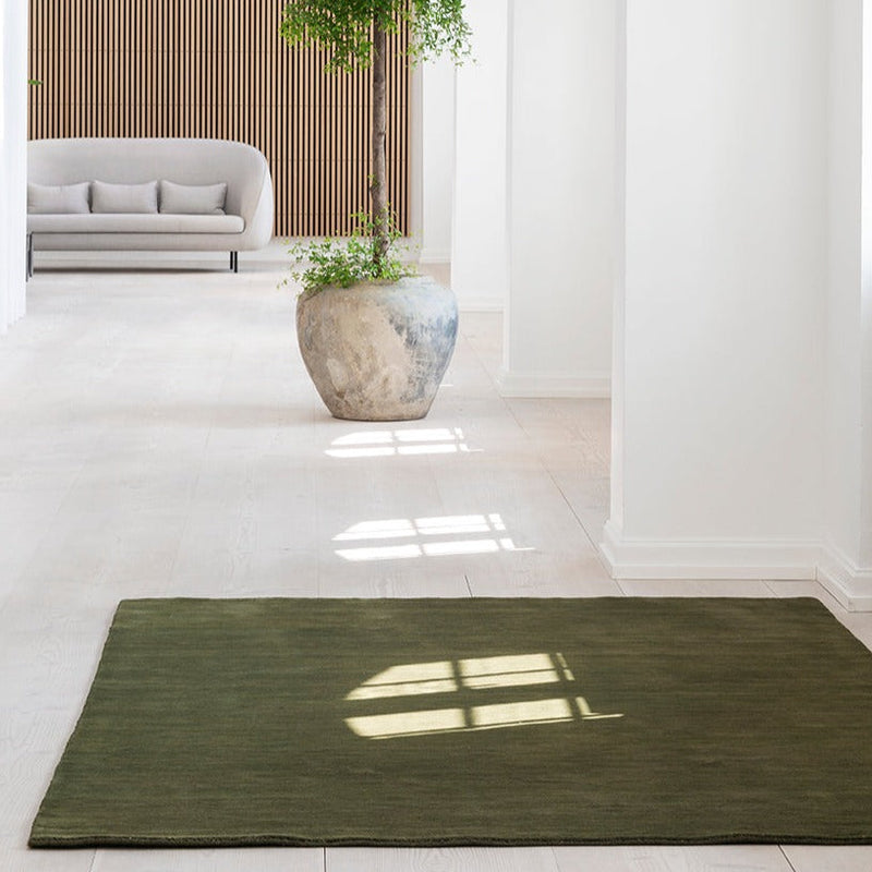 Earth Moss Green rug