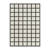 Avenue Checked Bone White rug